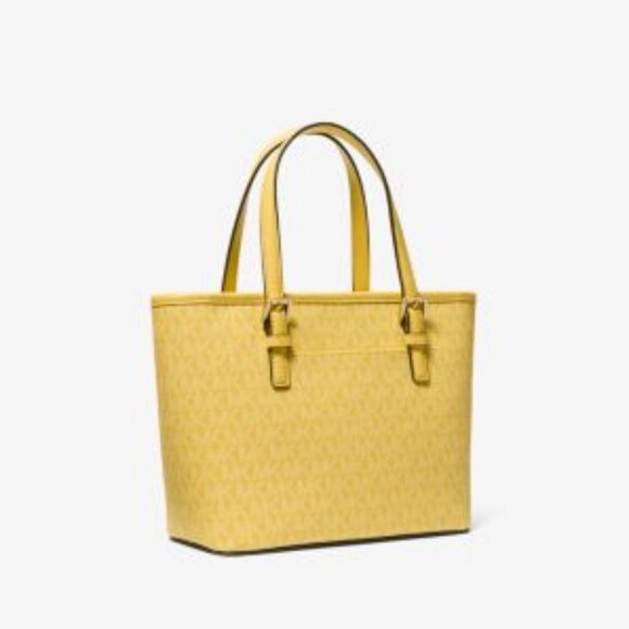 NWT Michael Kors Jet Set Travel Extra-Small Logo Top-Zip Tote Bag - Picture 4 of 6